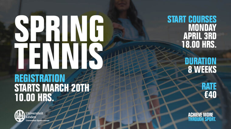 The Spring Tennis Courses are coming soon!