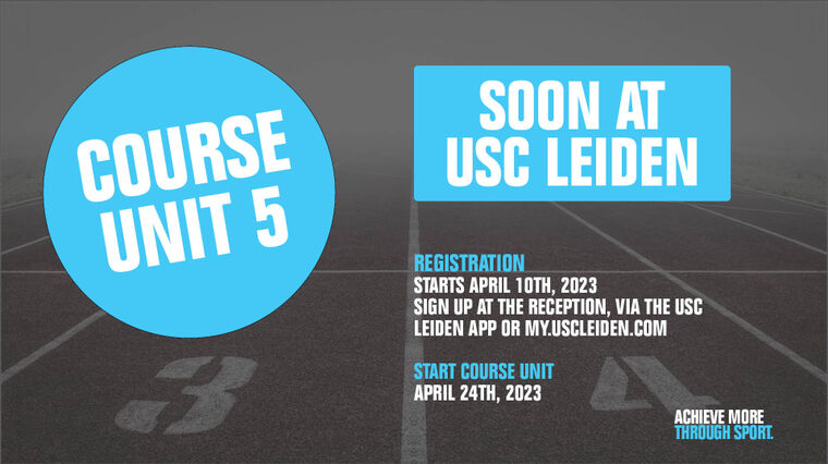 Soon at USC: registration for Course Unit 5