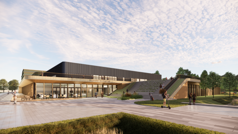 Timo Kos visits the University Sports Centre