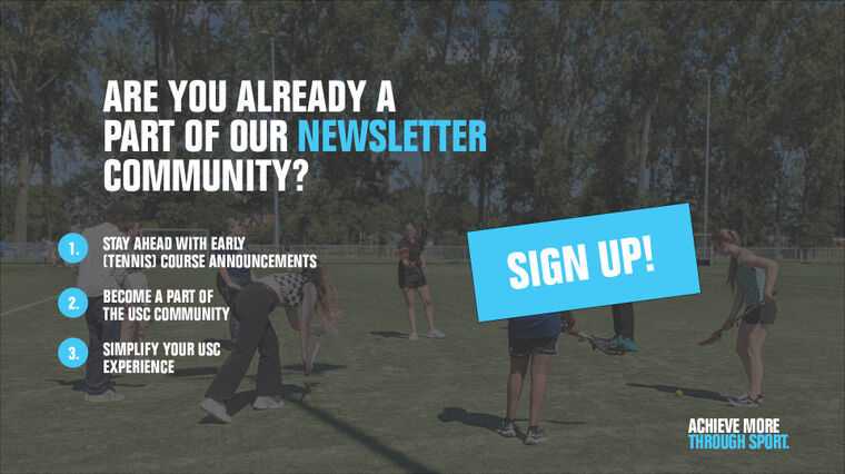 How to sign up for the USC Newsletter