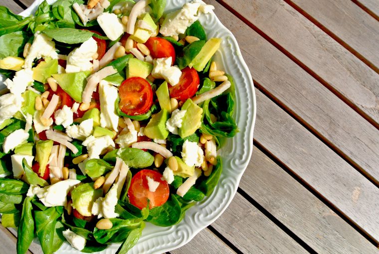 Maaltijdsalades op het USC